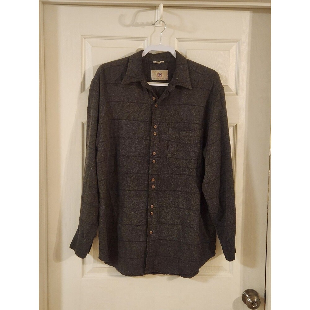 The Territory Ahead Men's Large Long Sleeve Button Up Double Button Shirt